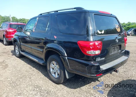 2005 Toyota Sequoia Sr5 V8 из США, поврежденный, VIN 5TDBT44A65S244184